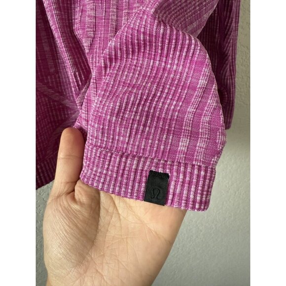 Lululemon Rest Less Ultra Violet Long Sleeve Seamless Top Run On The Go Yoga 4 - Picture 5 of 9